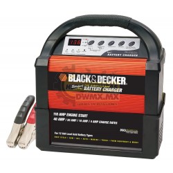 Cargador de Baterías y Arrancador de 110 Amperes Black&Decker VEC1093DBD-B3
