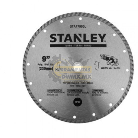 Disco Diamantado Turbo 9" Stanley STA47900L