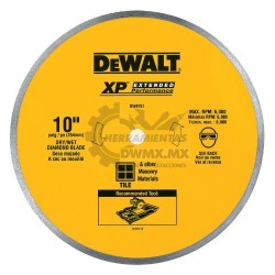 Disco para Cortadora de Cerámica 10" DeWalt DW4761