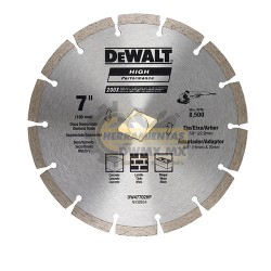 Disco Segmentado de 7" DeWalt DW47702HP