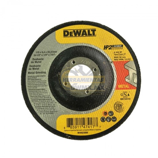 Disco Corte Metal HP2 DEWALT DW84901