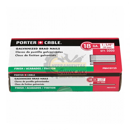 Clavo 1 1/4" Porter Cable PBN18125